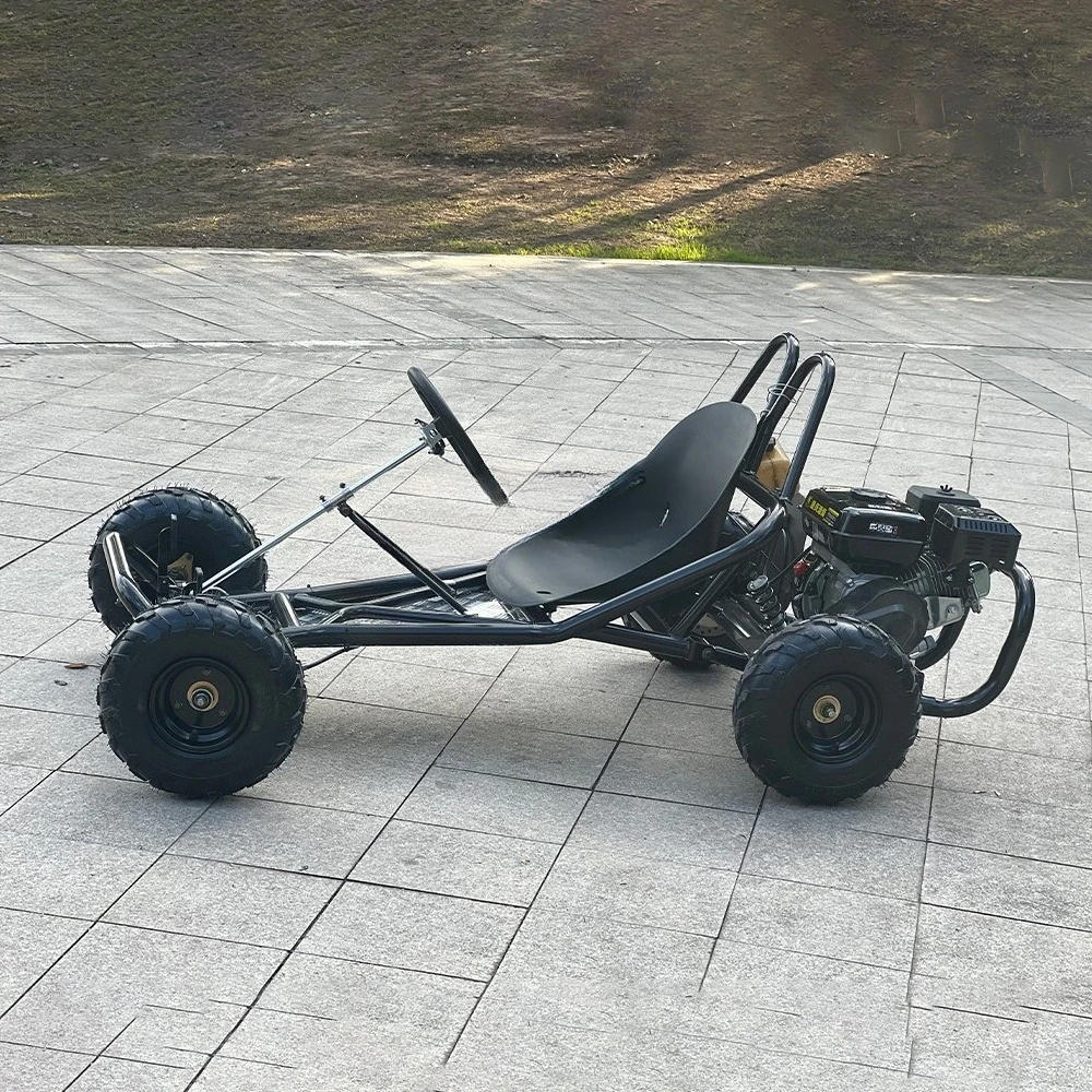 

Оптовая цена на одноместный картинг 212cc с 4-тактным двигателем, воздушным охлаждением, цепным приводом, бензиновый, для детей