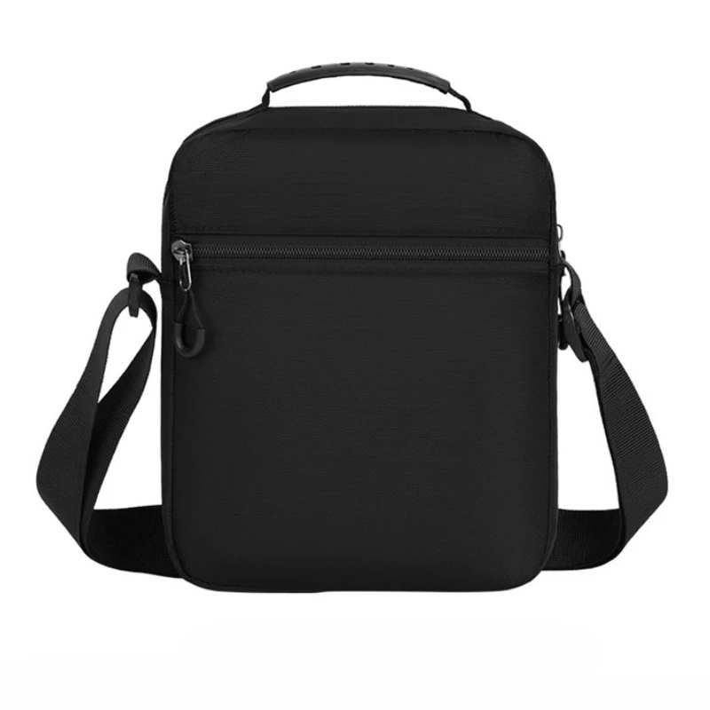 New Men Waterproof Splicing Crossbody Bag Multi Zipper Pocket Mini Shoulder Messenger Bag Travel Outdoor Daily Commute Trip