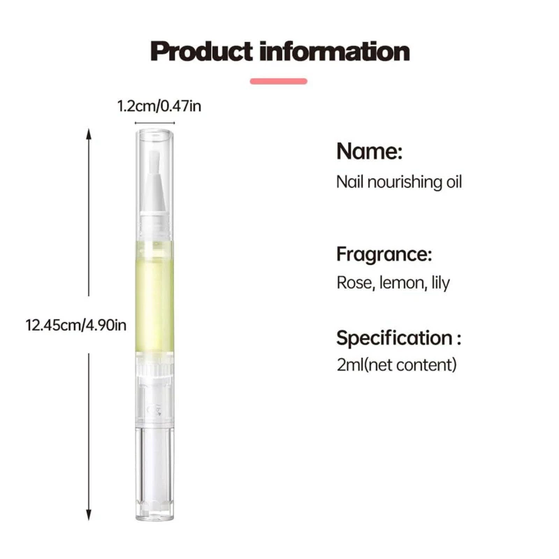 1 قطعة مسمار التغذية النفط القلم علاج الأظافر إهاب تنشيط تغذي مانيكير Nailfinger أدوات العناية إصلاح مسمار إهاب النفط القلم