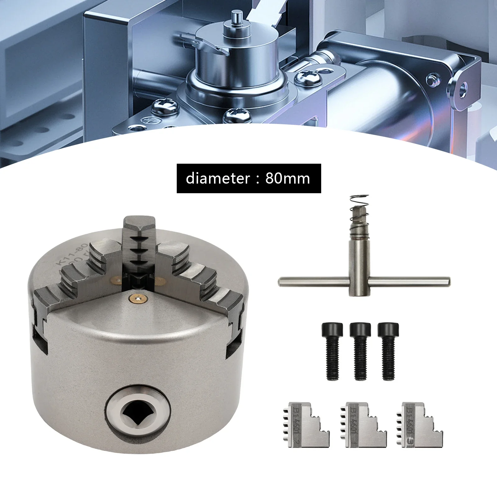 

Для самоцентрирующегося набора токарных патронов, 3-кулачковый самоцентрирующийся токарный патрон, самоцентрирующийся патрон