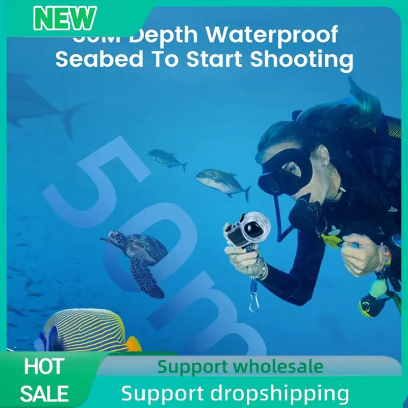 

Solid Invisible Dive Case For Insta360 X3 Waterproof Housing Cover 50M Underwater Diving Shell 1 PCS Plastic Sports Camera Acces