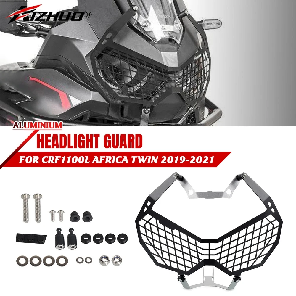 

Motorcycle Front Headlight Grille Guard Cover Protector Decorative Headlamp For HONDA CRF1100L AFRICA TWIN STD 2019 2020 2021