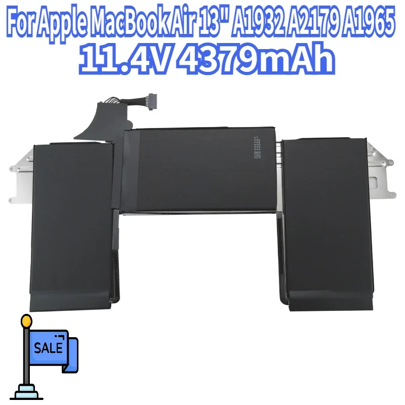 

A1965 Laptop Battery for Apple MacBook Air 13" A1932 2018 2019 A2179 Early-2020 EMC 3184 EMC 3302 020-02455 11.4V 4379mAh/49.9Wh