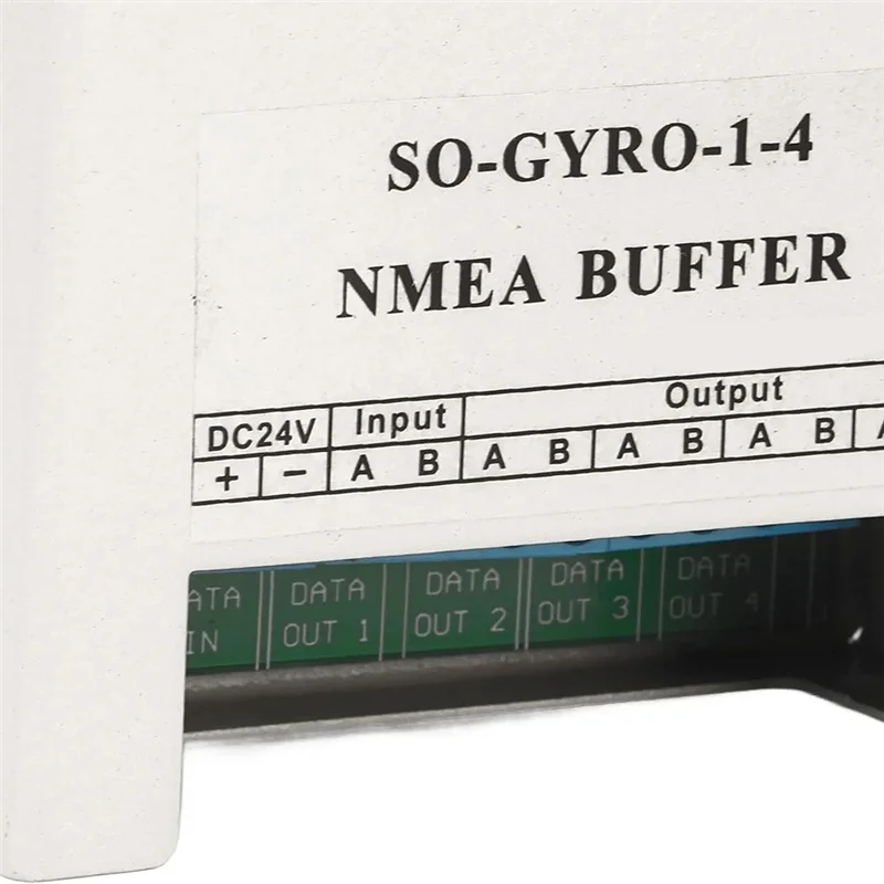 

A47F-NMEA0183 Буфер NMEA SY-1-4 NMEA 1 вход, 4 выхода Морской последовательный линейный разветвитель Изолирующий буфер для цепных систем 24 В