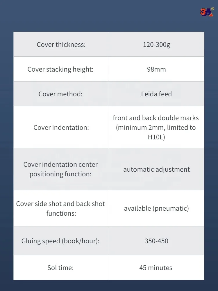 CQT-330 Binding Machine Booking Binding Machine Folding Binding Machine