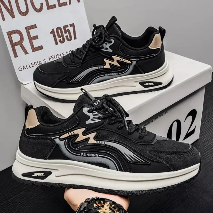 

Мужские низкие кроссовки для бега, скейтбординга и повседневной носки — культовые кроссовки в стиле Форреста Гампа с круглым носком и шнуровкой