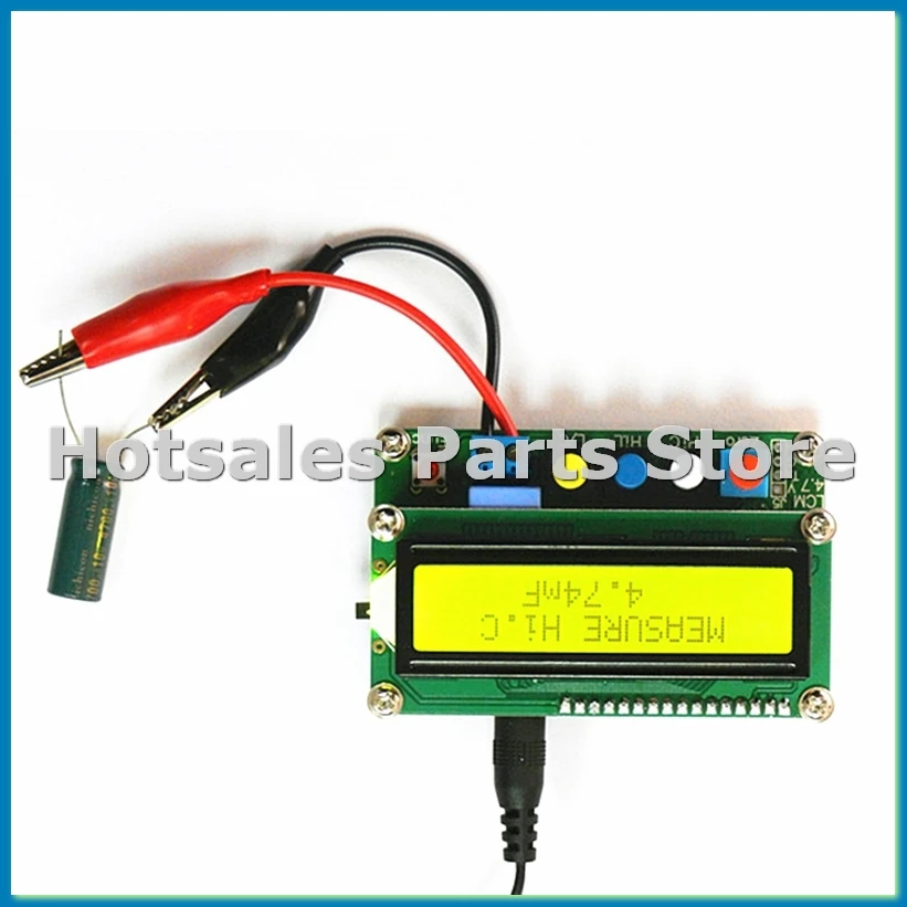 Digital Capacitor Meter Inductance Capacitance L/C Meter LCD Capacitance Meter Tester Mini USB Interface with USB Cable-A79M