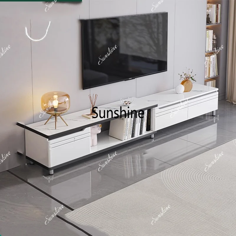 YYLuxury Modern Tv Stand Adjustable White High End Stand Tv Cabinet Living Room Farmhouse Meuble Television Salon Home Furniture