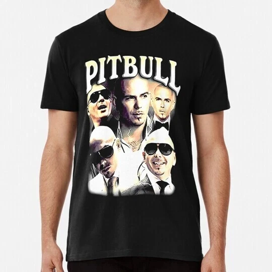 

Pitbull Mr worldwide Vintage Size S to 5XL Made in the Cotton streetwear trendy harajuku oversized t shirt men clothing