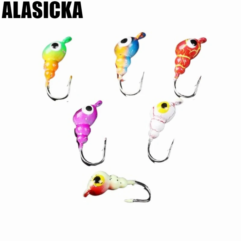 

Juvenile Ant Shaped Ice Hook Hook Lead Hook Road Runner Fake Bait Metal Material Mini Bait Non-Balanced Winter Fishing Hooks