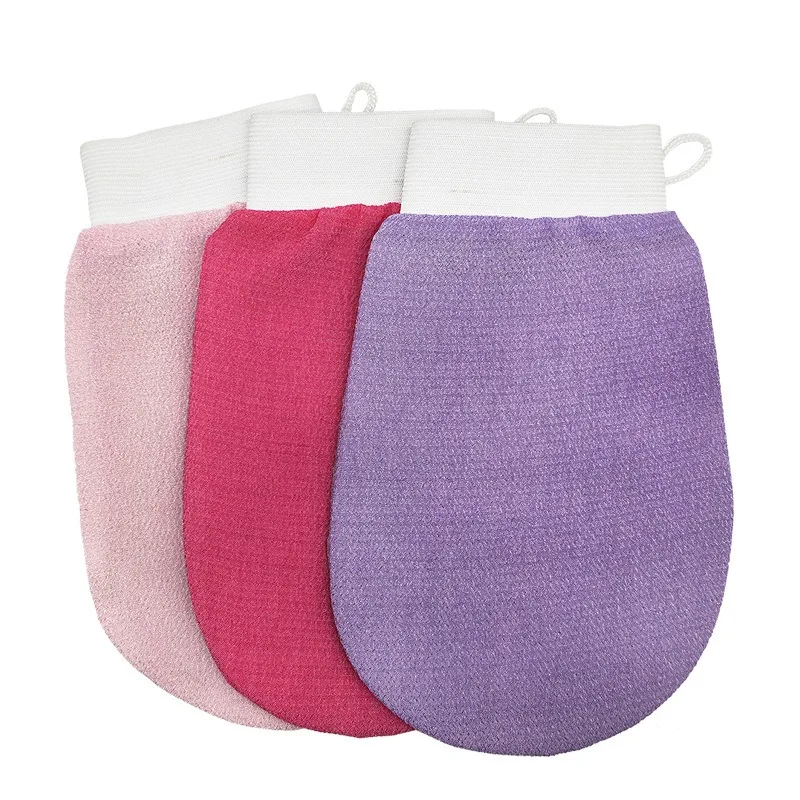 Double Sided Hammam Scrub Mitt Magic Peeling Glove Exfoliating Tan Removal Mitt