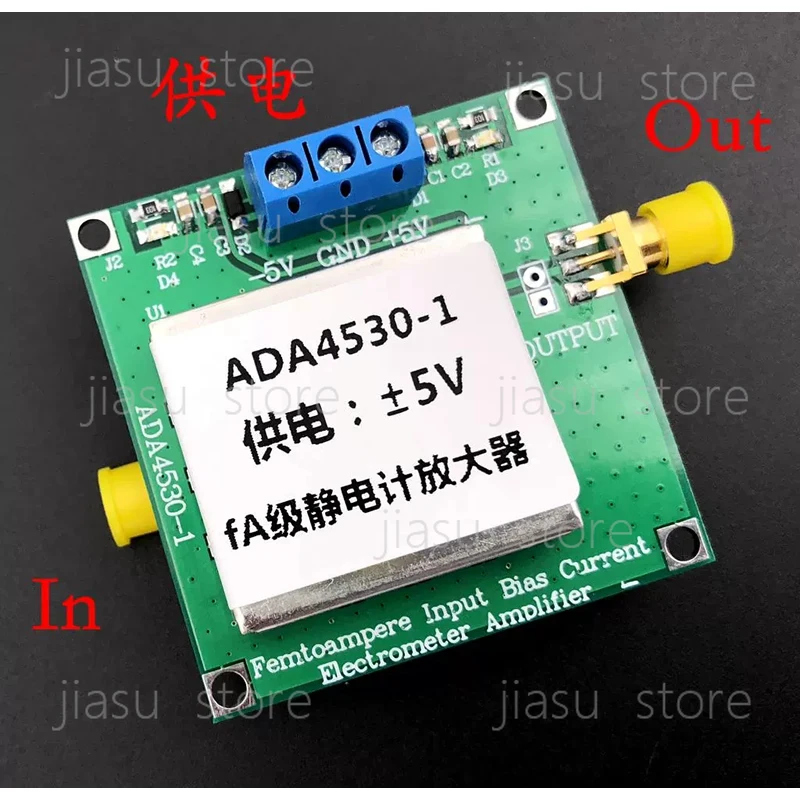 

FA Level Electrostatic Meter Amplifier ADA4530-1 Weak Current Measurement Module Photoelectric IV Conversion.