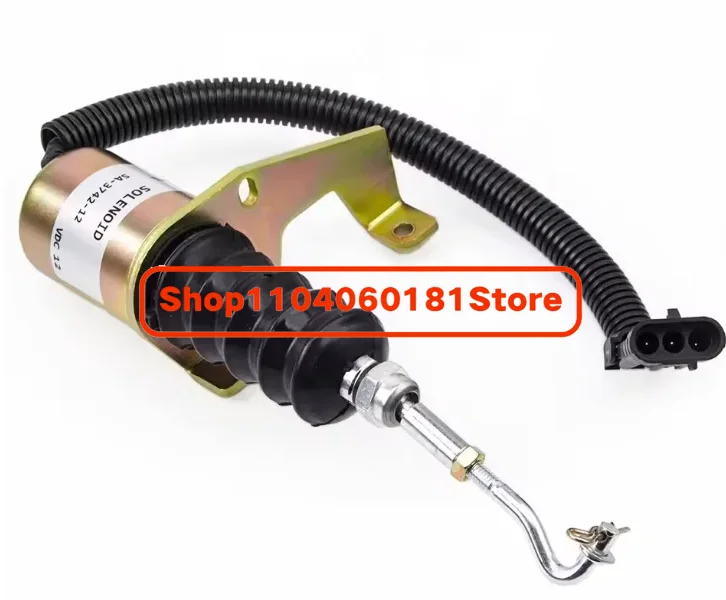 

12V Diesel Engine Fuel Shutoff Stop Solenoid Valve Solenoid Switch SA-3742