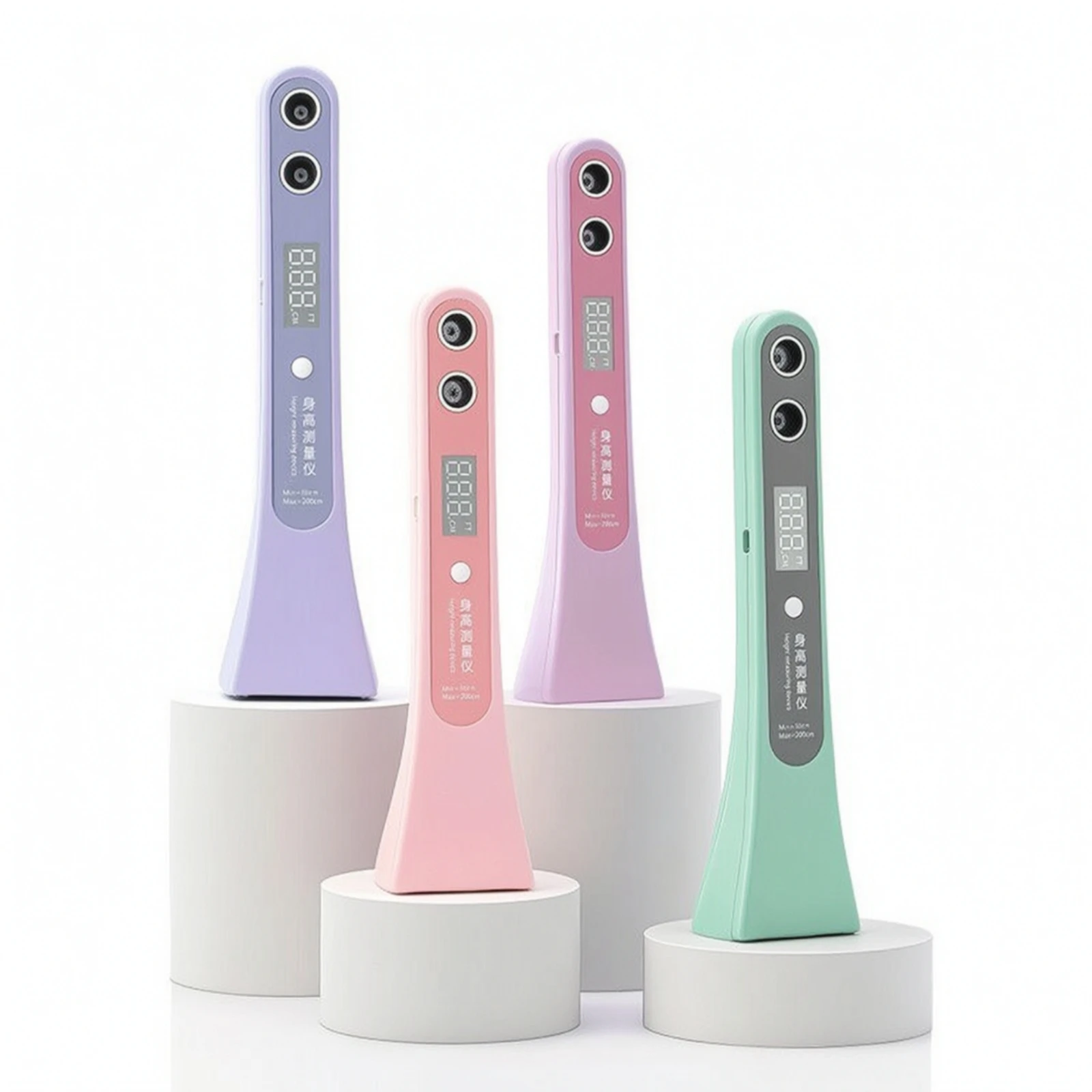 Sonic Height Measuring Device Accurate Digital Height Measurer with Sensor Stature Meter Handheld Stadiometer Portable