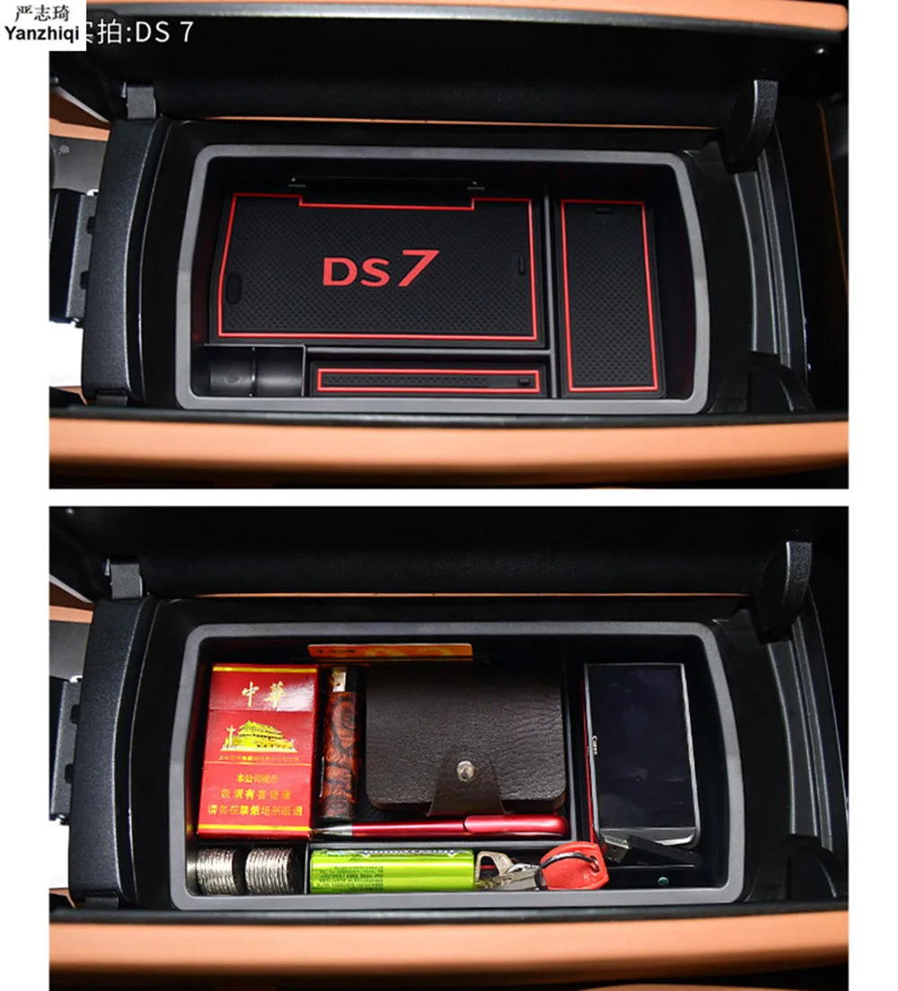 1Pc Abs Armrest Box…