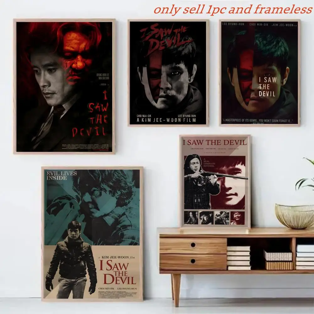 Action film Movie I-I Saw the Devil Poster HD Poster Wall Art interior Hallway Home Decoration Holiday Gifts