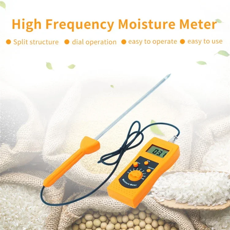 high quality measuring soil Silver sand Coal powder moisture meter tester Suitable for chemistry High Frequency moisture meter