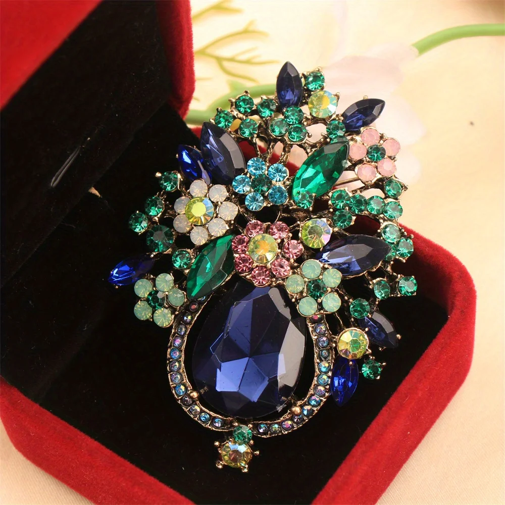 Barocke, luxuriöse Broschennadeln mit wunderschönem Blumendesign für Herren und Damen, Schmuckzubehör, Hochzeit, Feiertag, Party, Paar, Überraschungsgeschenk