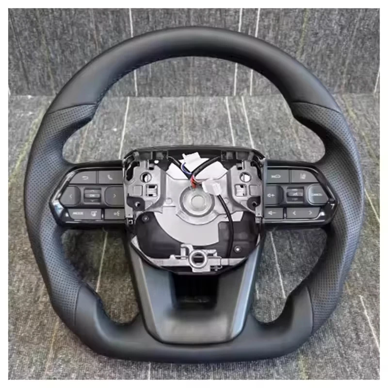 True Carbon Fiber Steering Wheel Kit for Land Cruiser 70 200 300 Series LC/76/79 Accessories