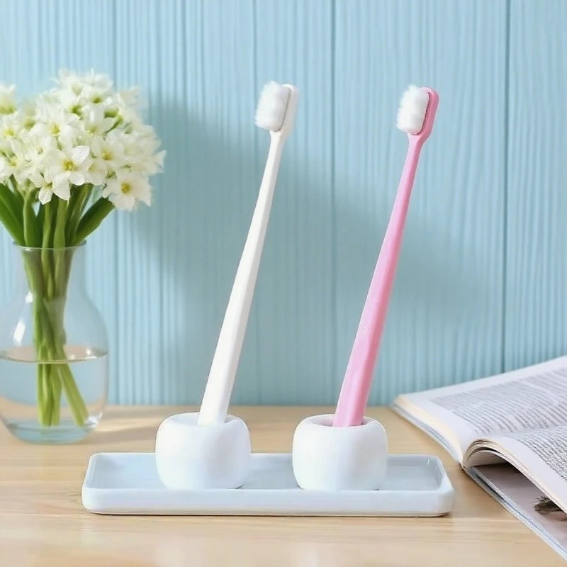 1/5 PCS Toothbrush with Box Ultra-fine Soft Dense Bristle Toothbrush Deep Cleaning Bristle Brush Oral Teeth Cleaning Tools