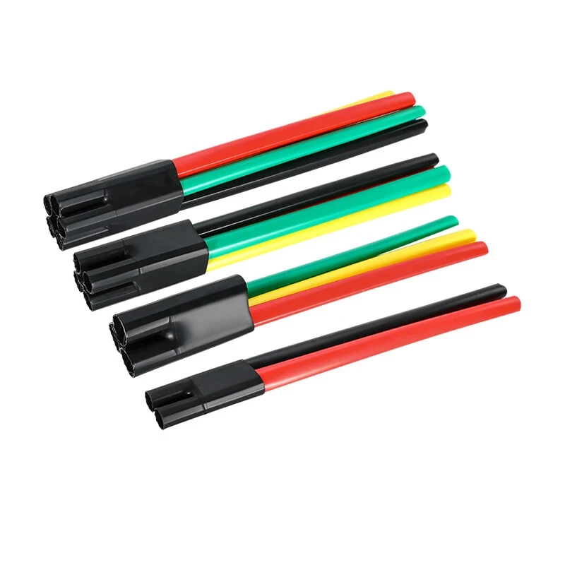 2/3/4/5 Core 2:1 Black Heat Shrink Finger Sleeve End Sealing for Separate Branch Cable Splitter Waterproof Seal Wire Protector