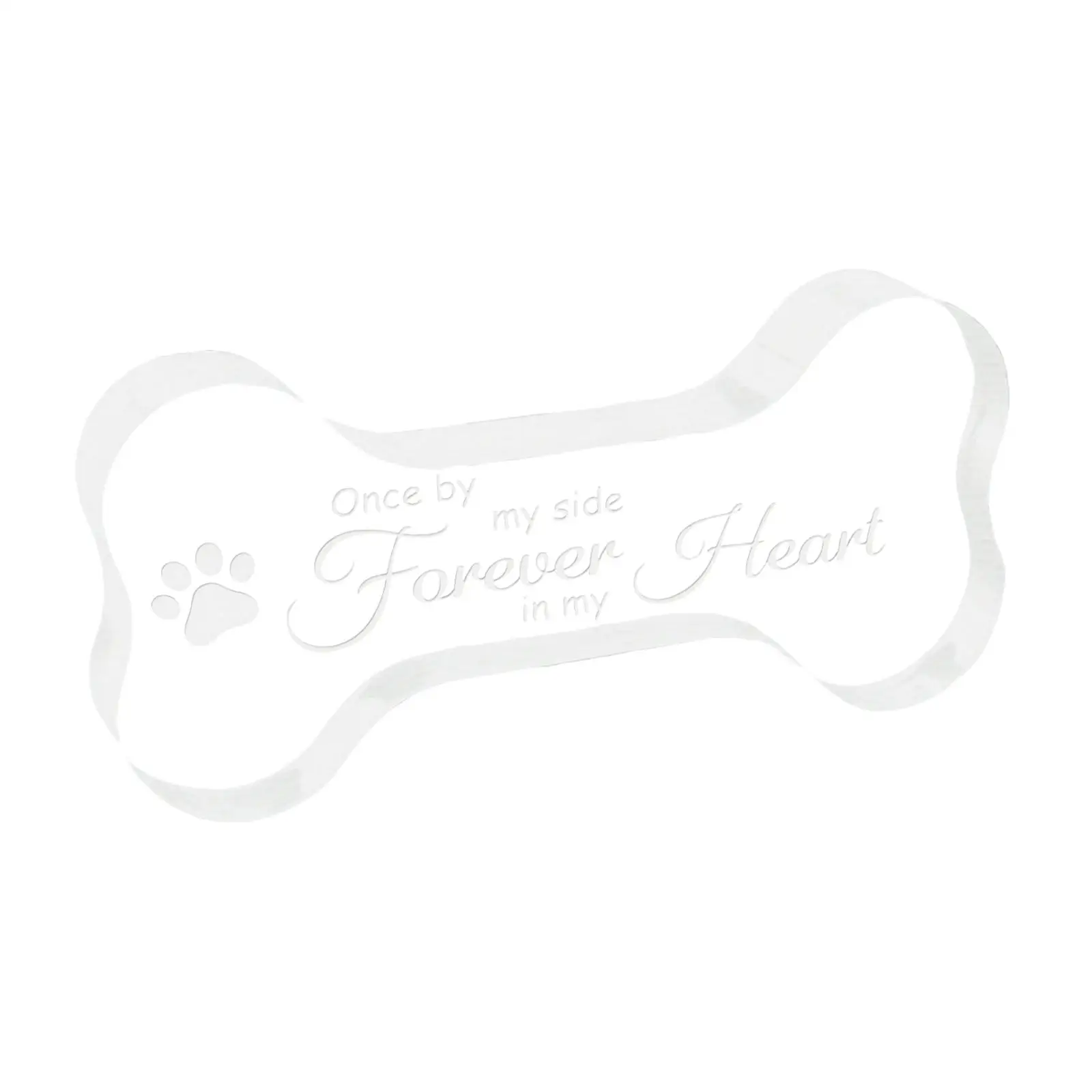 Cadeaux commémoratifs pour animaux de compagnie, décor léger en acrylique, cadeaux commémoratifs pour chiens, 2 paquets-4 paquets