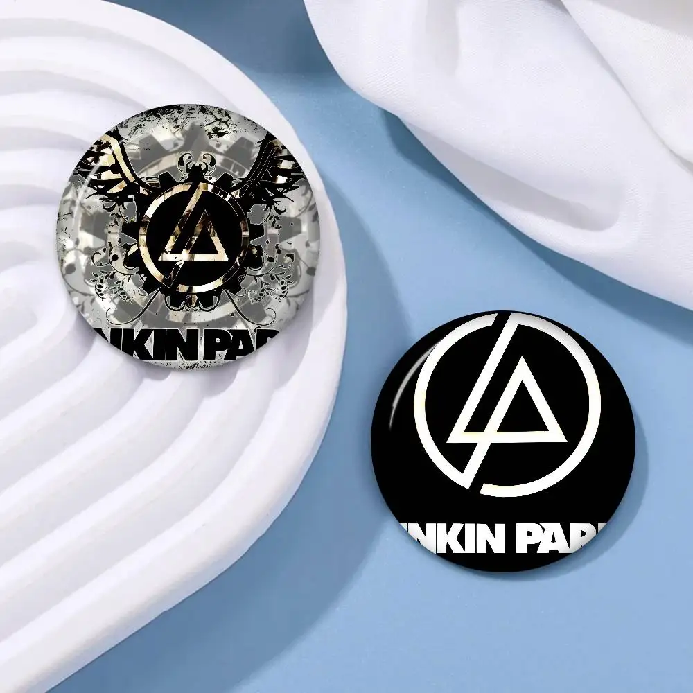 Anime Button Pin Handmade Brooch For Clothes Cartoon Badge Backpack Decoration Jewelry Accessories Band L-Linkin logo ParkS