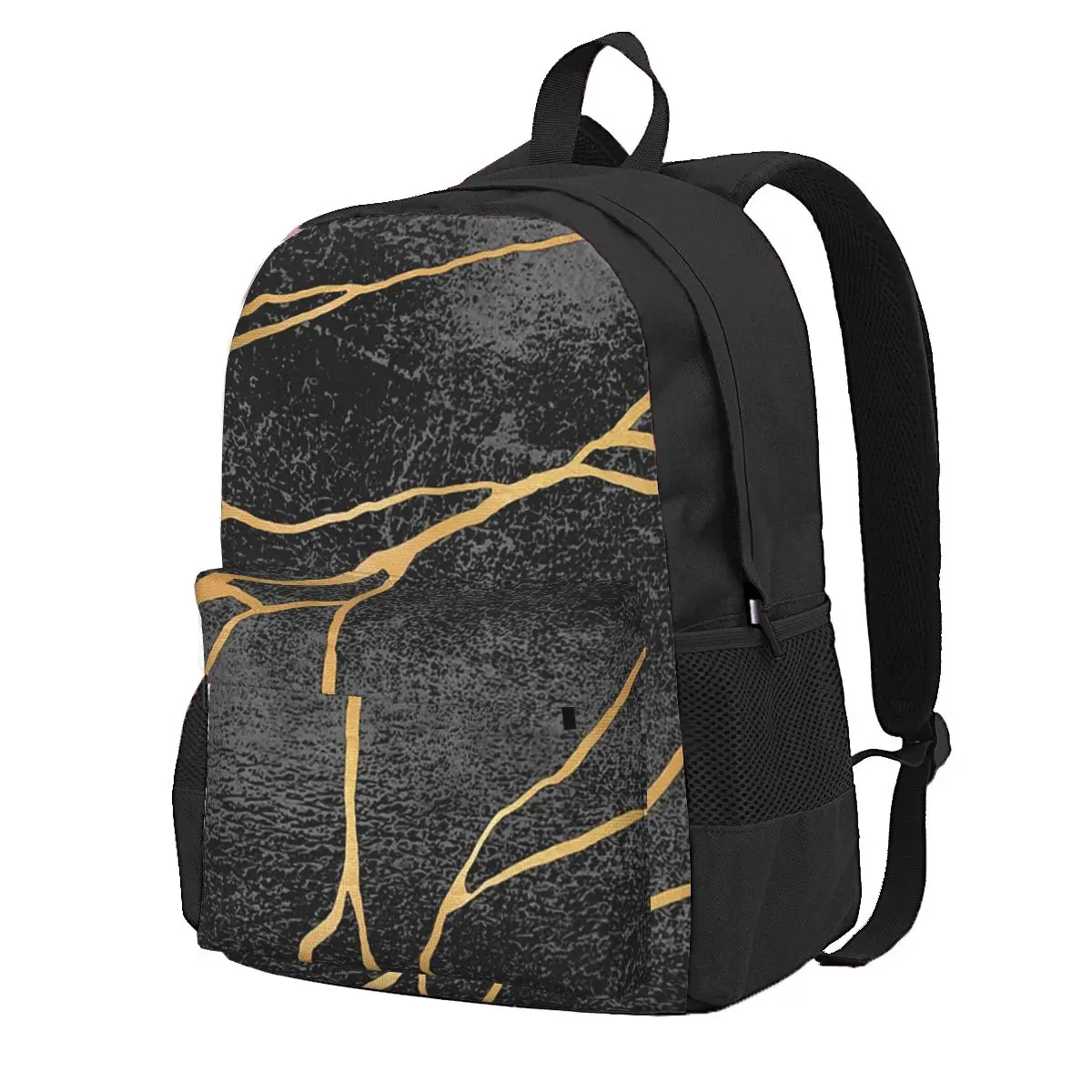 

Kintsugi Student Backpack School Bag Hiking Travel Daypack for Boys Girls Fashion Bookbag Shoulder Bags