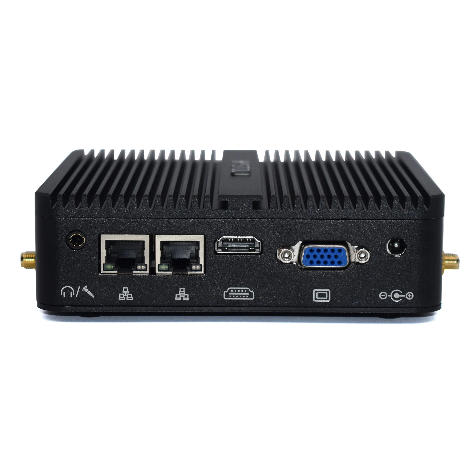 Intel Celeron J4125 VGA Series Port Server Computer Quad Core Fanless Desktop Micro Mini PC Windows 10 DDR4 2 Gigabit LAN RJ45