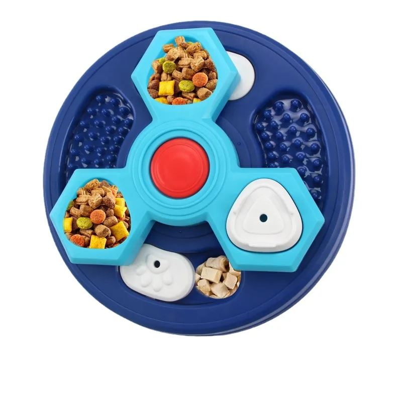 Dog Puzzle Toys Slow Feeder Interactive Increase Puppy IQ Food Dispenser Anti-Choking Tableware Dog Licking Plate Pet Supplies