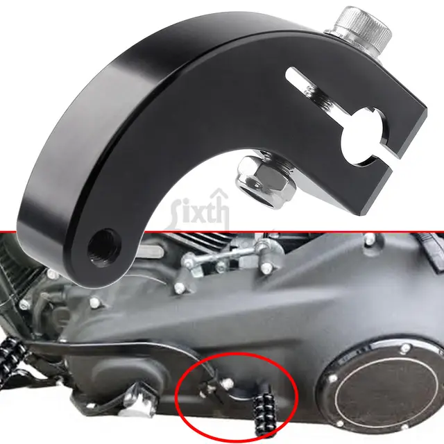 Akcesoria motocyklowe Czarna dźwignia zmiany biegów ze stopu aluminium do Harley Softail Low Rider ST FXLRST 2022 2023 2024