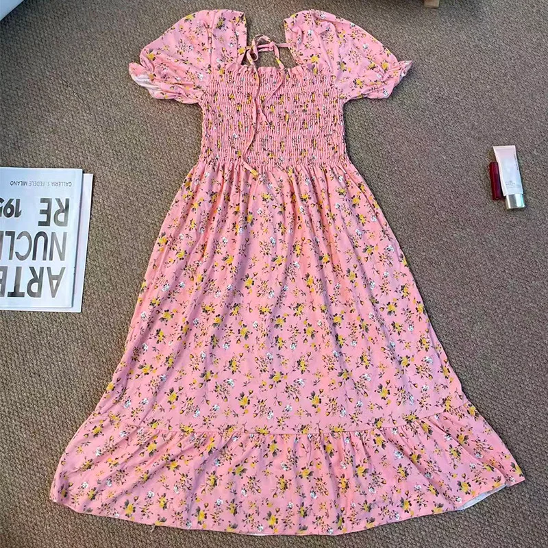 

Новинка! Летнее женское платье 2026 года в стиле французского ретро с завышенной талией и облегающим силуэтом, прямые поставки с фабрики, для трансграничной электронной коммерции в Юго-Восточной Азии.