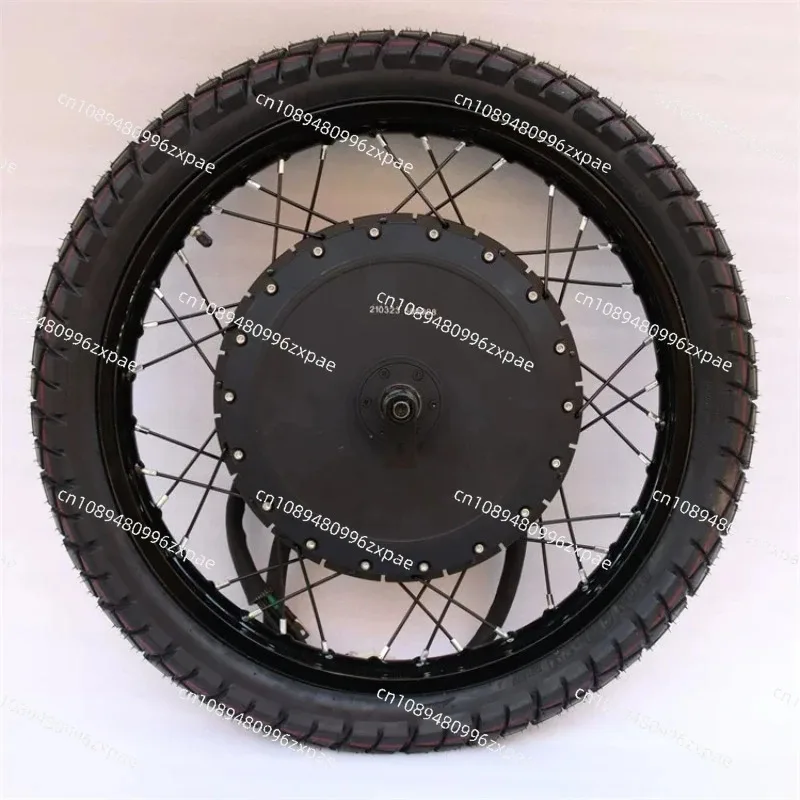 QS273 40H V3 8000W Electric Motorcycle Hub Motor 152mm with braided rim tires