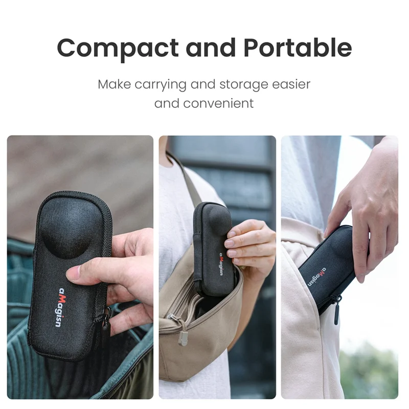 New-AMAGISN Storage Bag For Insta360 X5 Mini Storage Carrying Bag Protective Shell Protective Case For Insta 360 X5