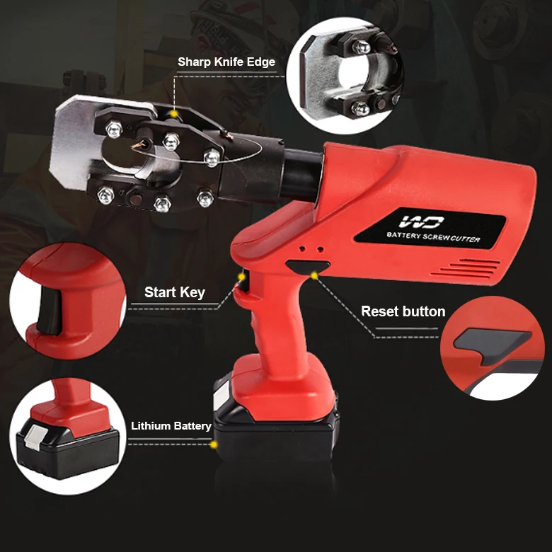 EC-40A Two Stage Hydraulic Cable Cutter Portable Wire Cutter