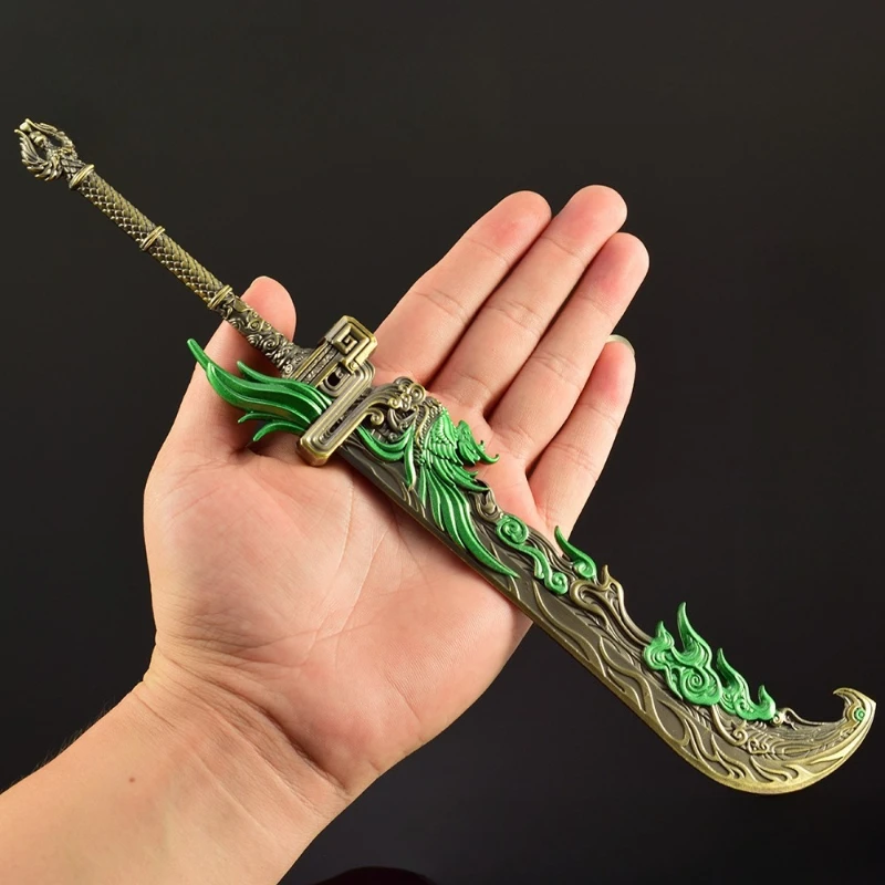 30 cm Longque Broadaxe Naraka: Giochi Bladepoint Modello periferico Figura bambola Decorazione Collezione di giocattoli Decorazioni per la stanza Giocattolo regalo