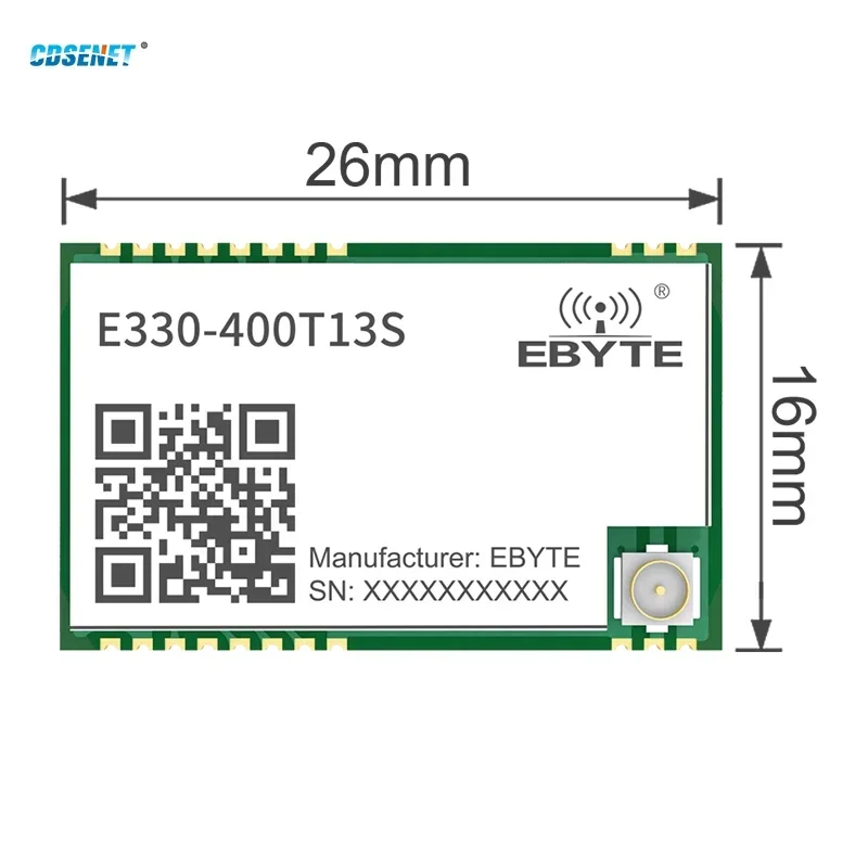 2pcs 433M 470M 868M 915M  Wireless Serial Port Module UART Small Size 13dbm 2.5km Long Range CDSENET E330 Transcevier Receiver