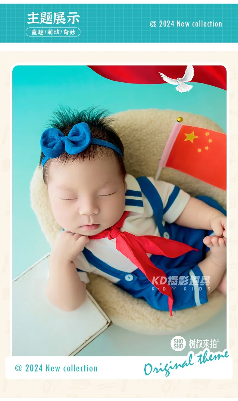 Original photography props newborn baby clothes full theme postpartum photos baby clothing bebê  신생아촬영  신생아사진