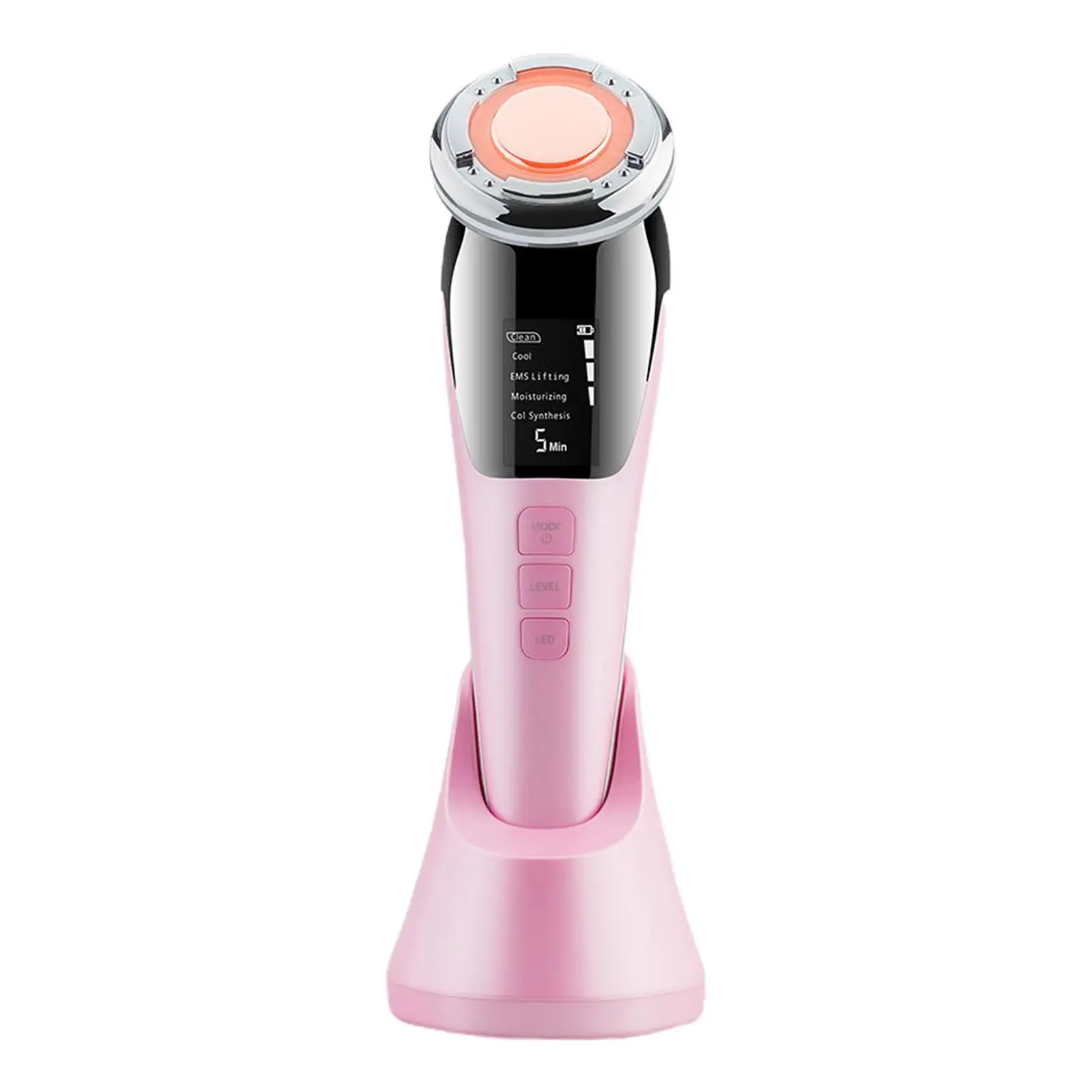 EMS Facial Massager Hot Cool Treatment Vibration Dark Circle Remover