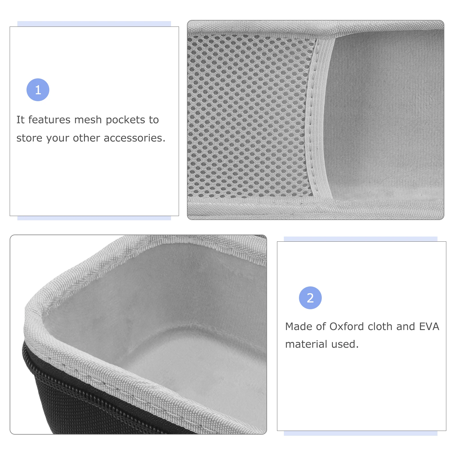 

Speaker Protection Box Electronics Travel Case Carrying Speakers Suitcase Oxford Cloth Storage