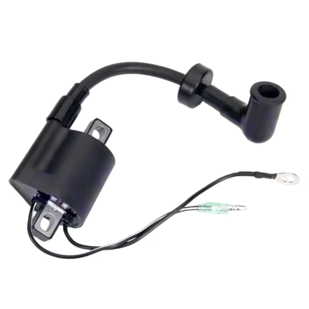 OEM Style Ignition Coil with Cap for 2-Stroke Outboard Motor For 3HP 4HP 5HP Matching 6E08557000 Specifications