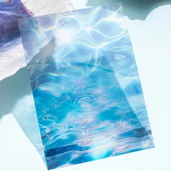 10 pcs INS Large size wave sticker sticker aesthetic Decorative Diary Scrapbooking Background sticker Deco paper Craft Supplies