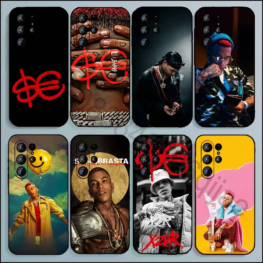 S-Sfera Ebbasta SFE Phone Case For Samsung Galaxy A20 21 22 31 32 52 53 72 73 80 91 Soft Black Cover