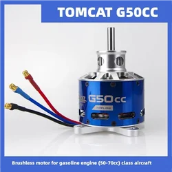 ガソリン付きブラシレスモーターTomcat-G50cc,クラス航空機固定翼,航空機エンジンモデル,リモコン