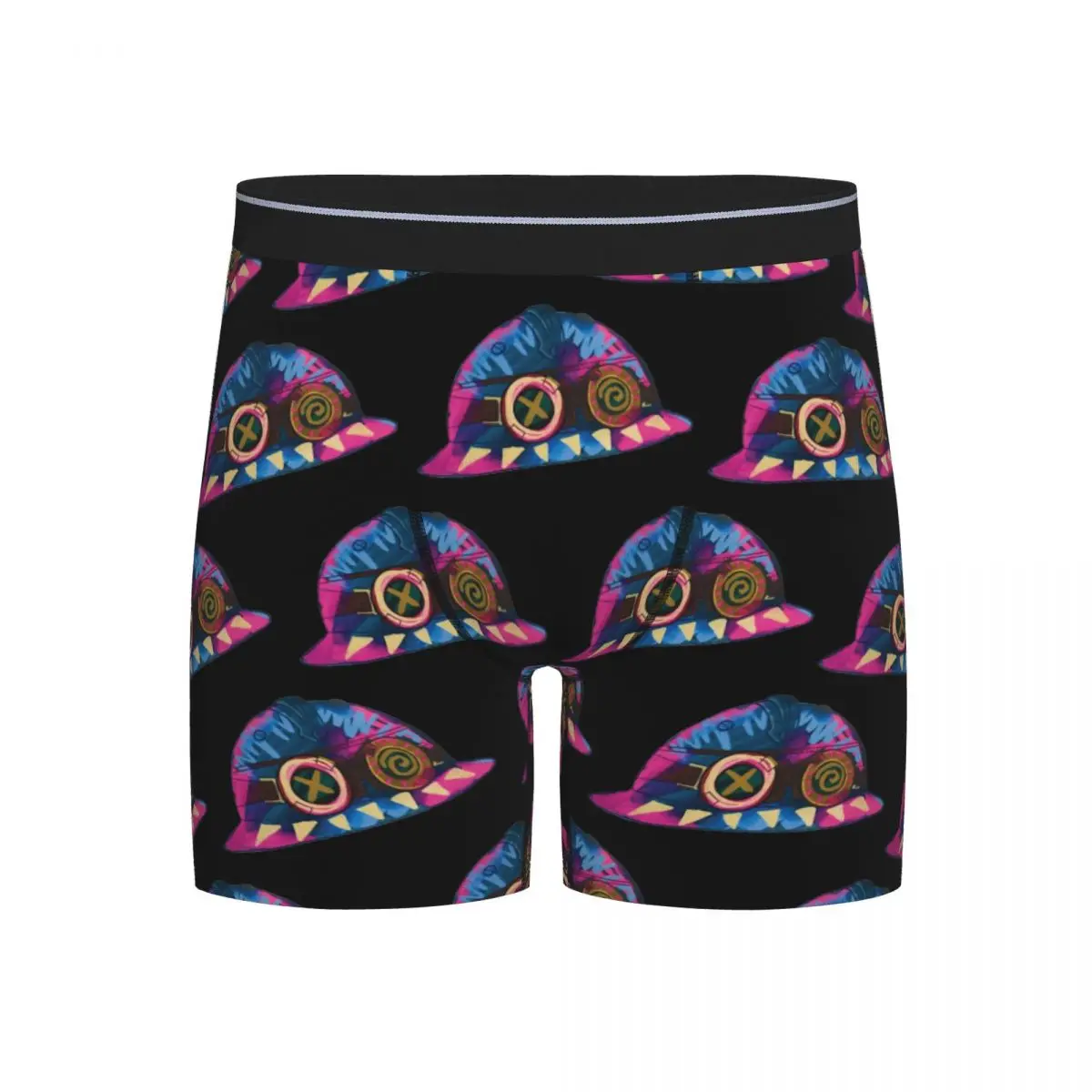 

Long Boxer Underpants Shorts Isha Hat Panties Men's Ventilate Underwear for Homme Man Boyfriend Gift