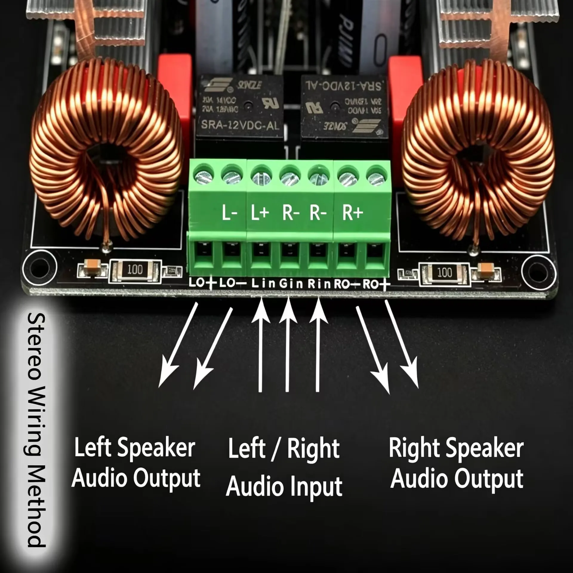 Digital Power Amplifier Board 2x700W 2x600W 2x500W Stereo Class D Amp Module for DIY Speaker Home Theater Bridgeable ST/MO Switc