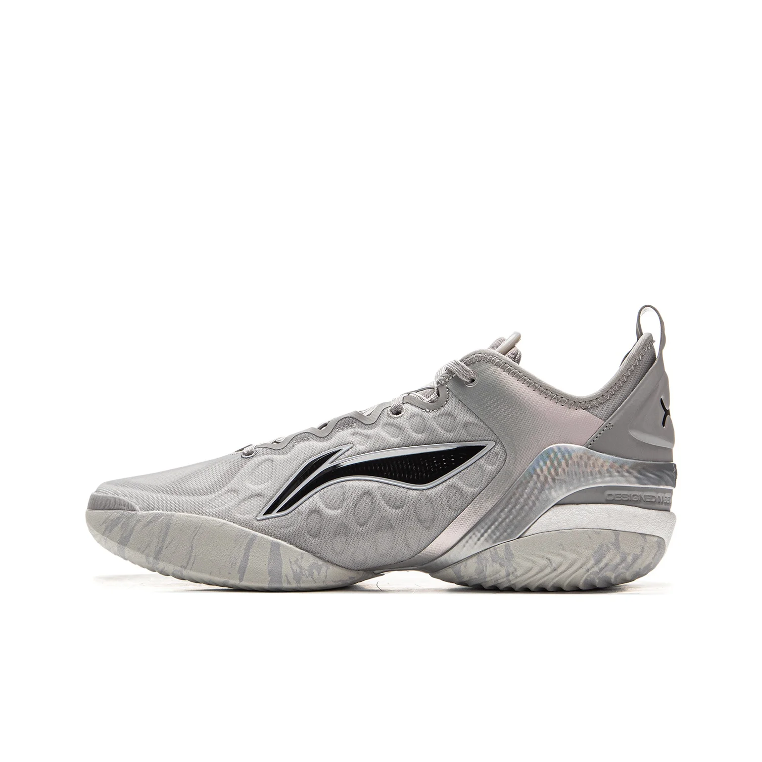 Li Ning Yushuai 19 V2 Basketball Shoes Men's Low Top Gray ABAV049-6