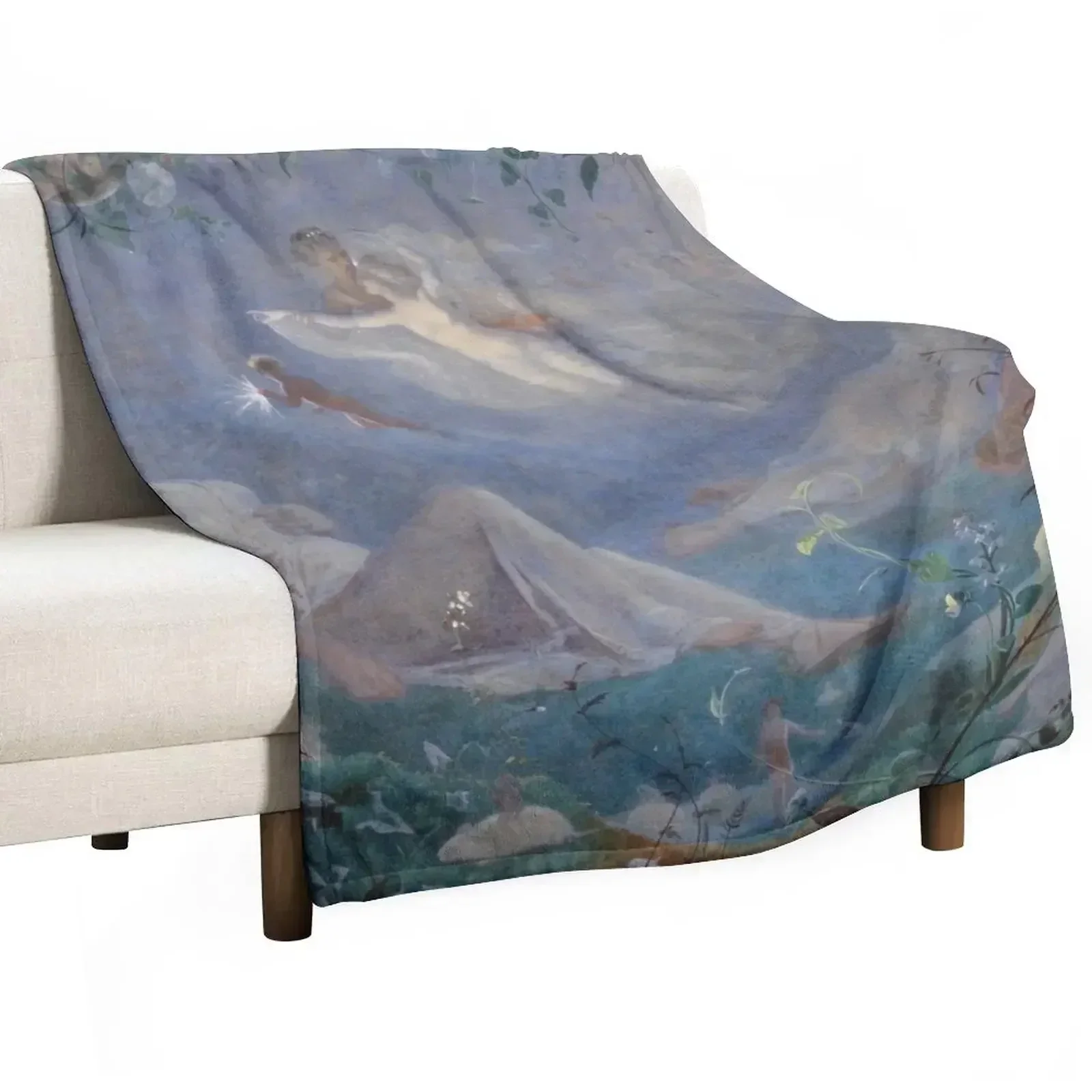 A Midsummer Night Dream Throw Blanket Summer Beddings Decorative Beds Hairys funny gift Bed linens Cute Plaid Blankets