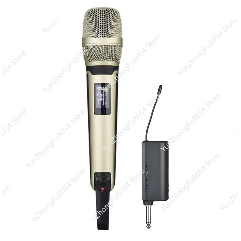 Professional DJ Stage Audio Receiver Rechargeable UHF SKM9000 Stylish Handheld Wireless Microphone Portable Live Singing