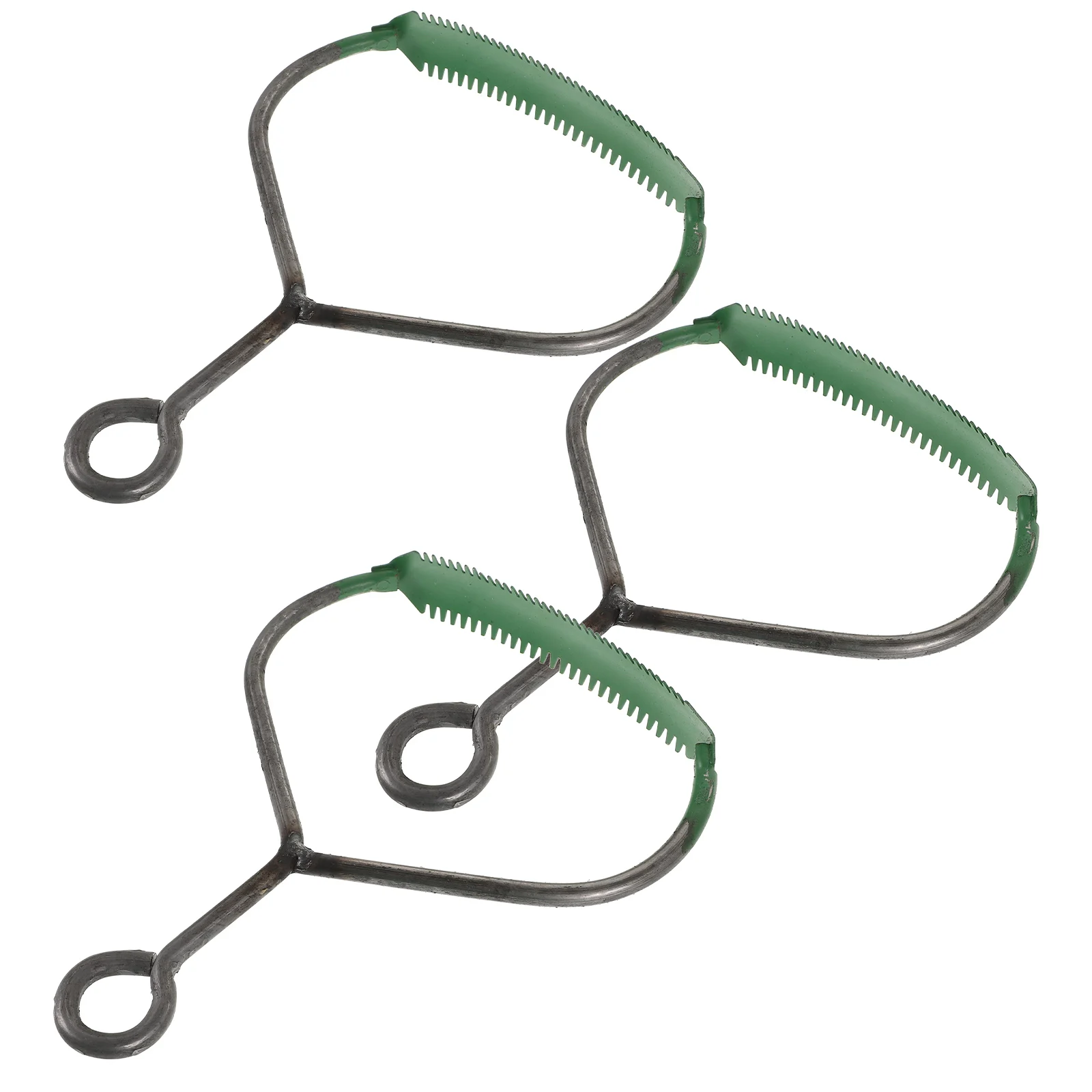 

3 Pcs Large Iron Horse Grooming Brush Livestock Sheep Comb Pet Hair Remover Serrated Edge Tool Non Slip Handle Shedding Blade